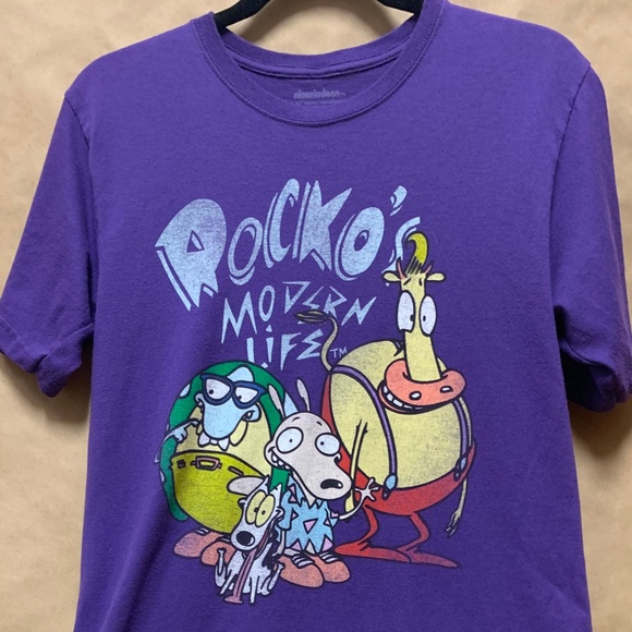 Nickelodeon Other - MED Unisex Purple Rocko's Modern Life Tee